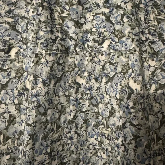 NWT Mens Bar III Long Sleeve Button Down Blue Floral Pattern Slim Fit - Picture 5 of 5
